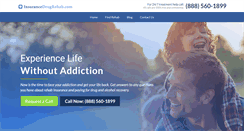 Desktop Screenshot of insurancedrugrehab.com